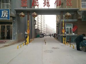 滨州聊城广告道闸门，东昌府区停车场广告道闸